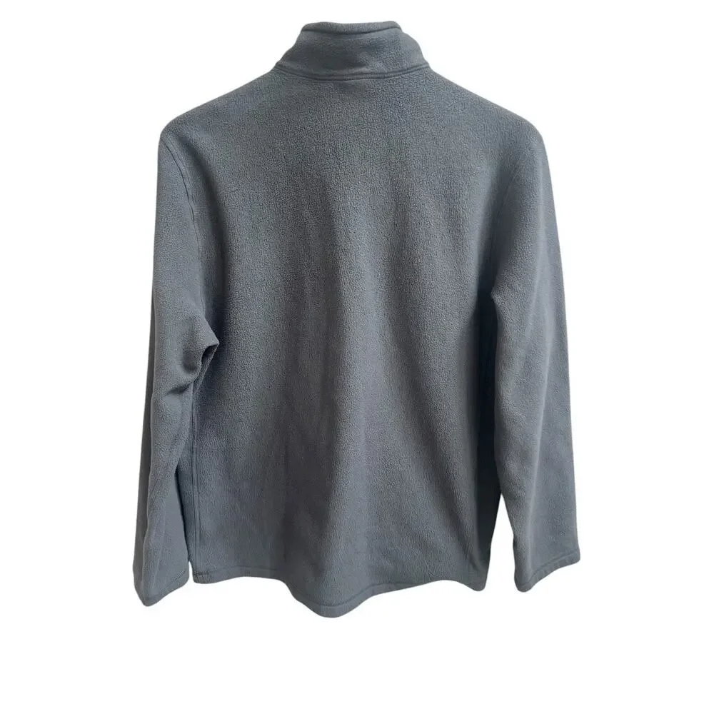 The North Face Sweater Men's L Gray 1/4 Zip Fleece Lightweight Pullover Gorpcore